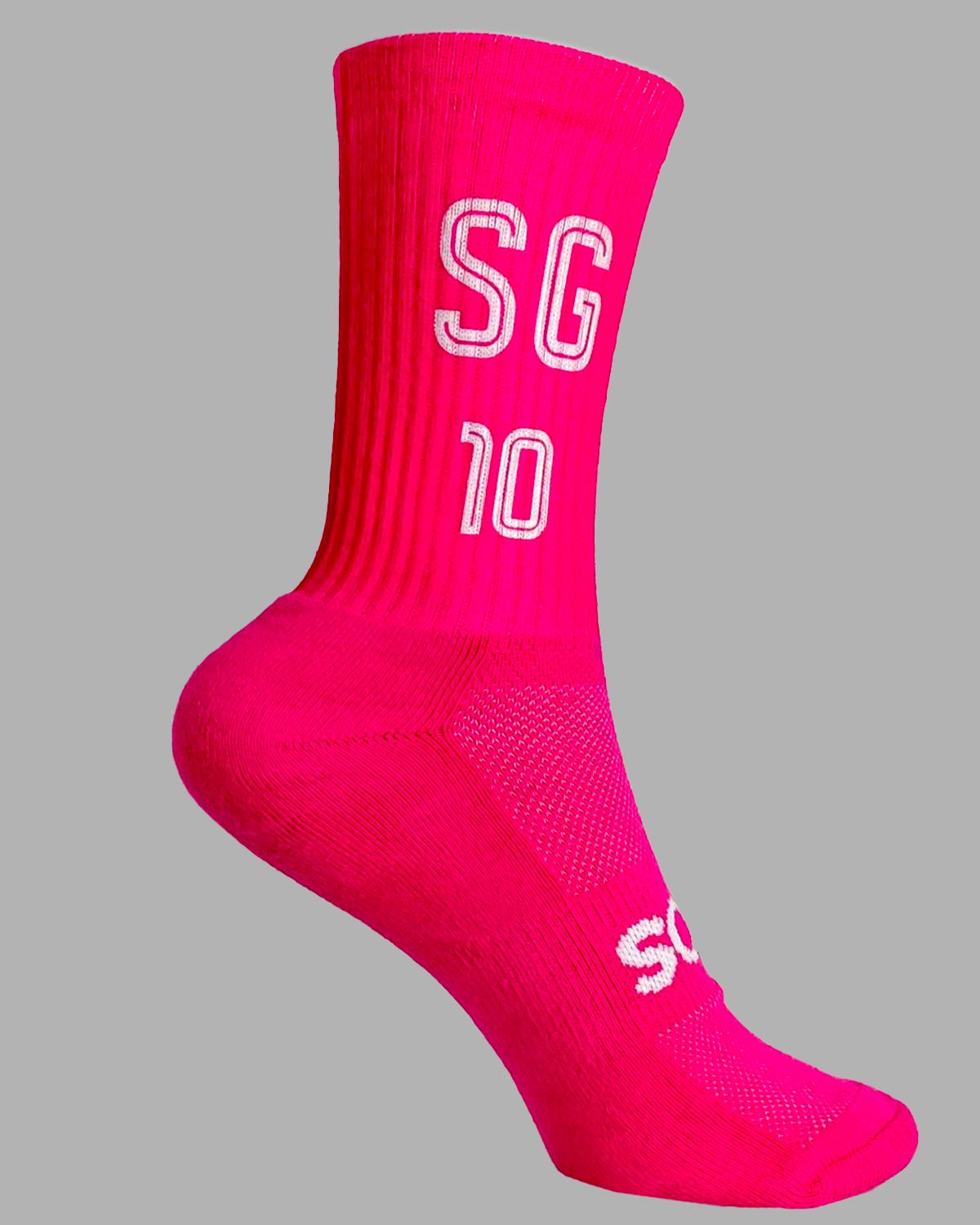 Sockr personalisierte Sportsocke pink