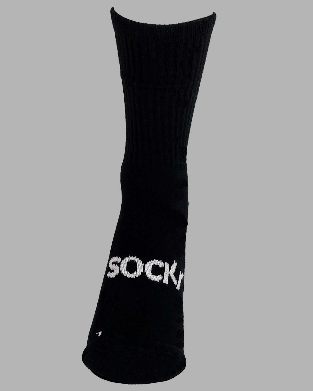 Sockr Gripsocke schwarz vorne 